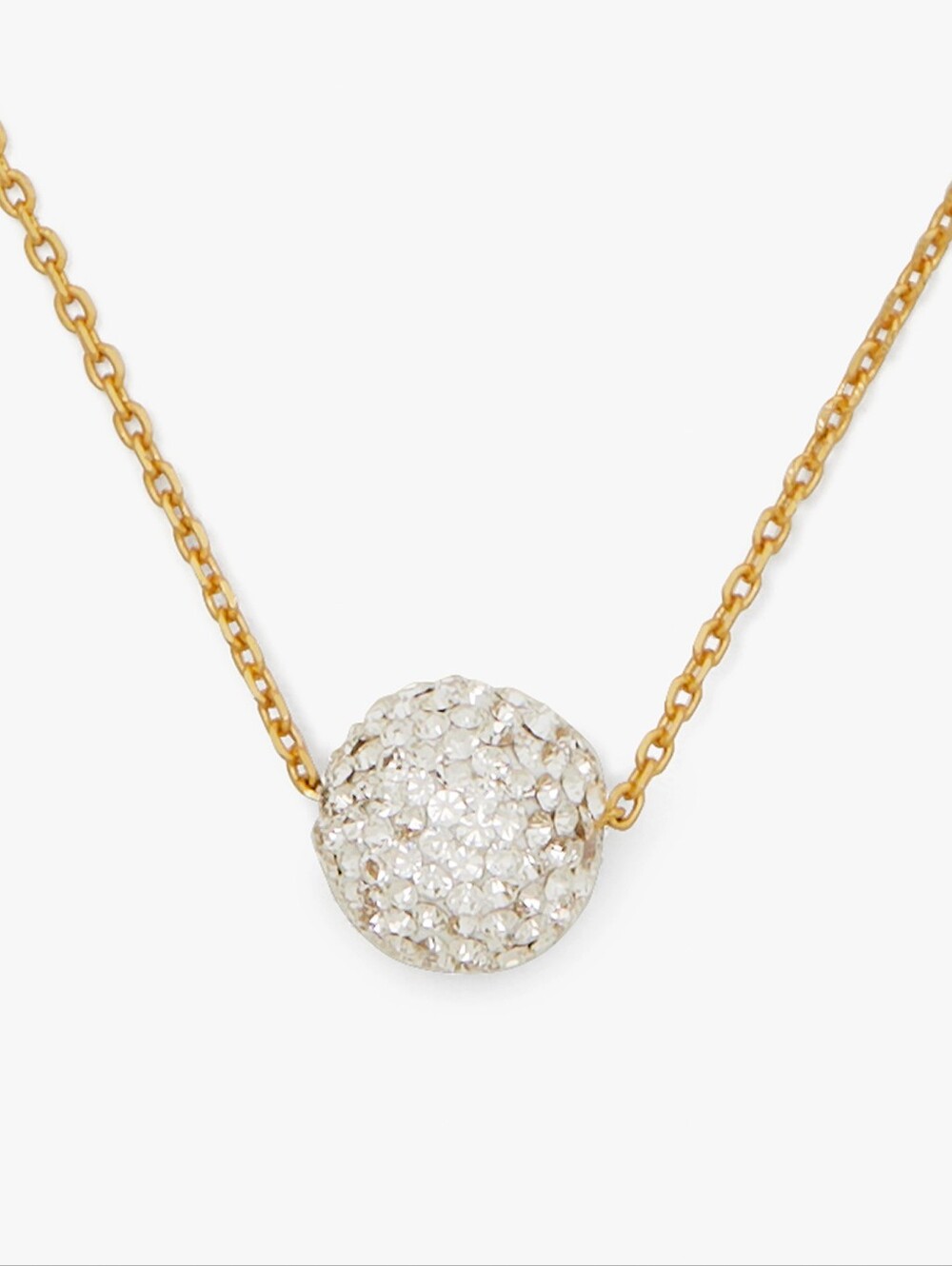 Kate Spade Silver & Gold Razzle Dazzle Mini Pendant Necklace NWOT